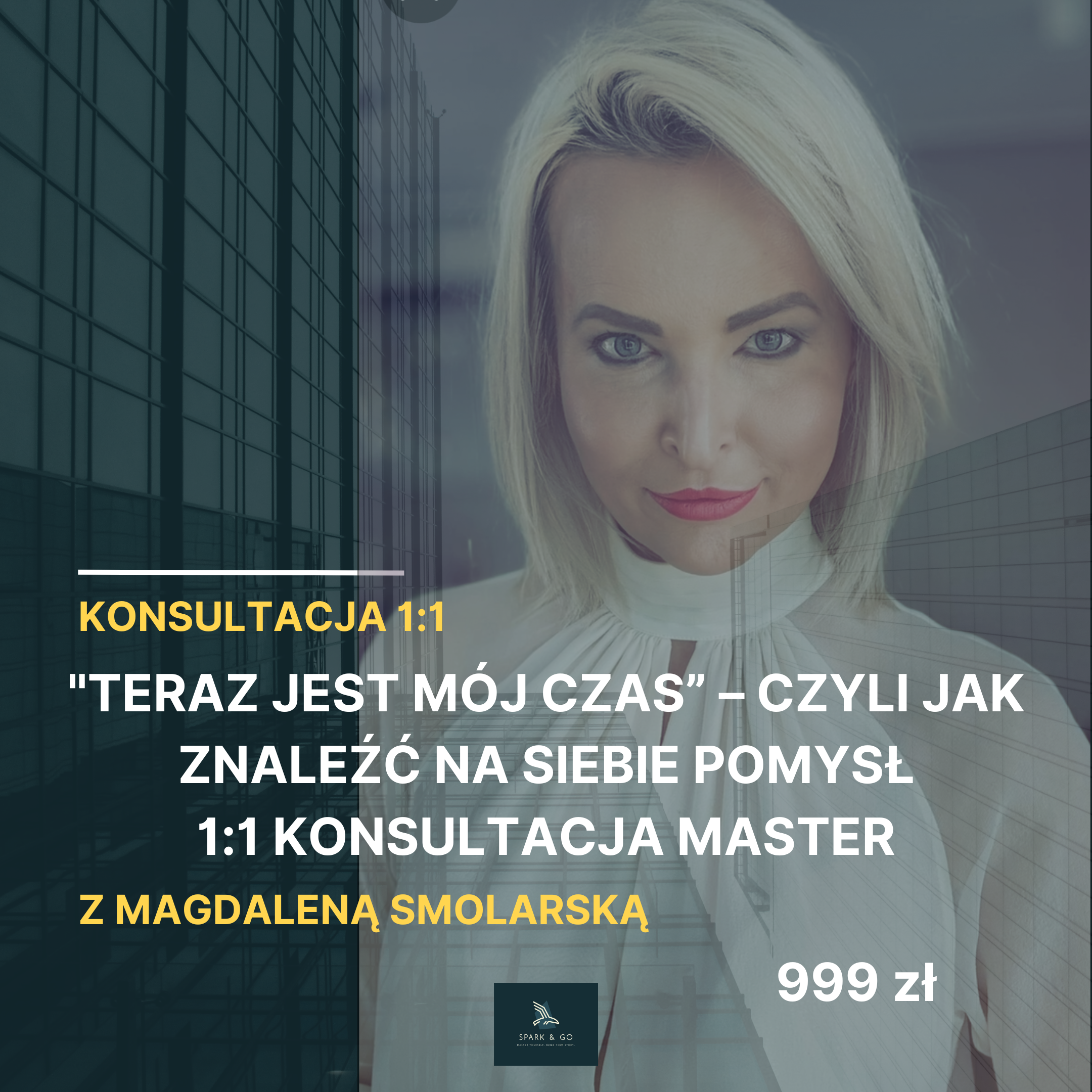 "TERAZ JEST MÓJ CZAS” – CZYLI JAK ZNALEŹĆ NA SIEBIE POMYSŁ - KONSULTACJA 1:1 - 999 zł